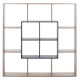 ΒΙΒΛΙΟΘΗΚΗ BRODY HM8771.02 136X22X136 ΓΚΡΙ