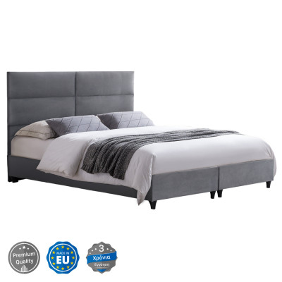 ΚΡΕΒΑΤΙ MILO ΑΠΟ ΓΚΡΙ ΒΕΛΟΥΔΟ HM628.10 ΓΙΑ ΣΤΡΩΜΑ 180x200 εκ. ΚΡΕΒΑΤΙ MILO ΑΠΟ ΓΚΡΙ ΒΕΛΟΥΔΟ HM628.10 ΓΙΑ ΣΤΡΩΜΑ 180x200 εκ.