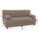 ΚΑΝΑΠΕΣ ΚΡΕΒΑΤΙ ANDRI ΤΡΙΘΕΣΙΟΣ ΜΠΕΖ HM3239.04 180x83x74Υ εκ.