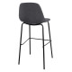 ΣΚΑΜΠΟ VINCENT HM9298.10 ΜΕΣΑΙΟΥ ΥΨΟΥΣ ΓΚΡΙ  ΜΕ ΜΕΤΑΛΛΙΚΑ ΠΟΔΙΑ 47x51x96 εκ.