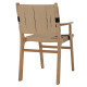 ΠΟΛΥΘΡΟΝΑ BAND RUBBERWOOD ΚΑΙ ΣΧΟΙΝΙ 62,5x60x88Yεκ.HM9324.01