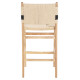 ΣΚΑΜΠΟ ΜΕΣΑΙΟΥ ΥΨΟΥΣ HM9325.01 RUBBERWOOD & ΣΧΟΙΝΙ-ΦΥΣΙΚΟ RUSTIC 45x46x95Υεκ.