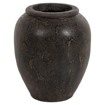 ΔΙΑΚΟΣΜΗΤΙΚΟ ΒΑΖΟ ΔΑΠΕΔΟΥ SPARTA HM7928 ΤΕΡΑΚΟΤΑ ΣΕ ΜΑΥΡΗ ΑΠΟΧΡΩΣΗ Φ44x49Υ εκ.