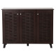 ΠΑΠΟΥΤΣΟΘΗΚΗ-ΝΤΟΥΛΑΠΙ PRODY HM9610.01 ΜΕΛΑΜΙΝΗ WENGE 3 ΠΟΡΤΕΣ 115x34x89Υεκ.