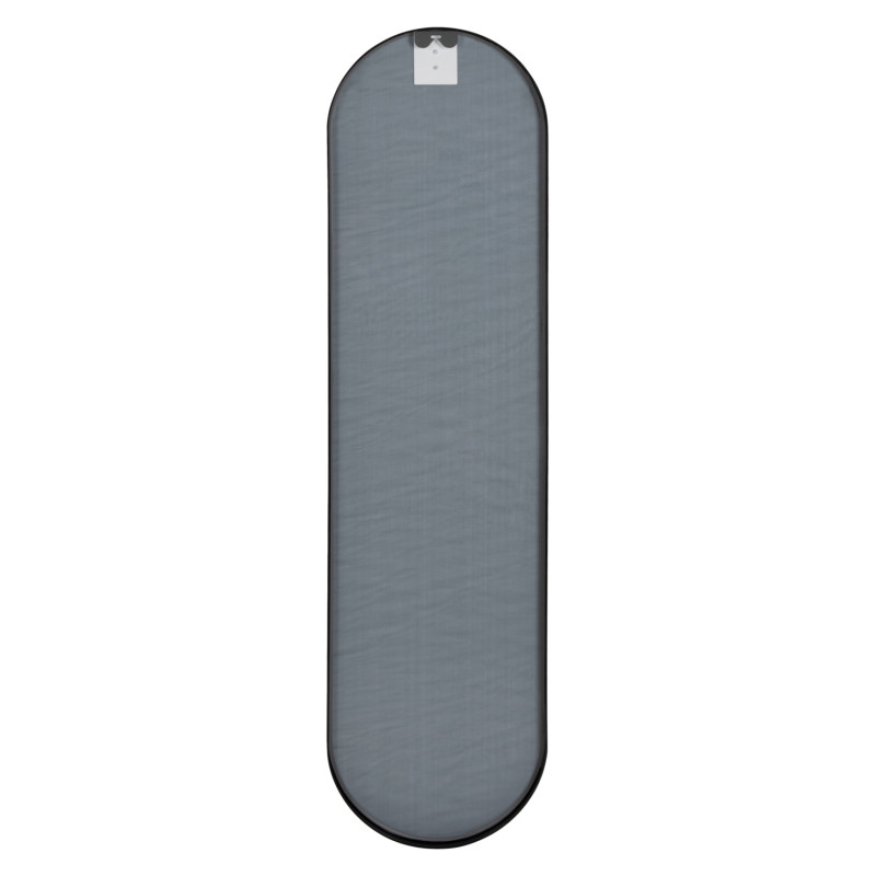 ΚΑΘΡΕΠΤΗΣ ΤΟΙΧΟΥ HM9581.01 ΨΗΛΟΣ ΟΒΑΛ ΣΚΕΛΕΤΟΣ ΑΛΟΥΜΙΝΙΟΥ ΜΑΥΡΟΣ 38,5x4x149Υεκ.