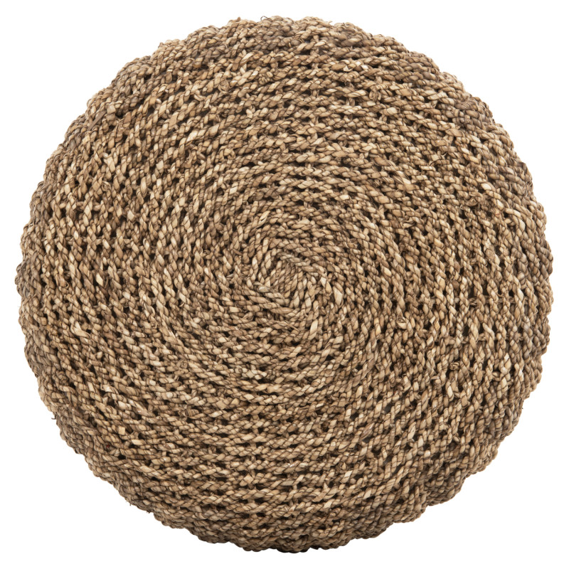 ΣΚΑΜΠΟ BEAM HM7827 ΞΥΛΟ ΤΕΑΚ ΚΑΙ SEAGRASS ΣΕ ΦΥΣΙΚΟ & ΜΑΥΡΟ Φ43x45Yεκ.