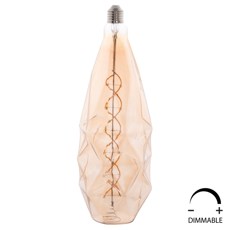 ΛΑΜΠΤΗΡΑΣ LED FILAMENT 8W E27 3000K GOLD COLOR DIMMABLE HM4058