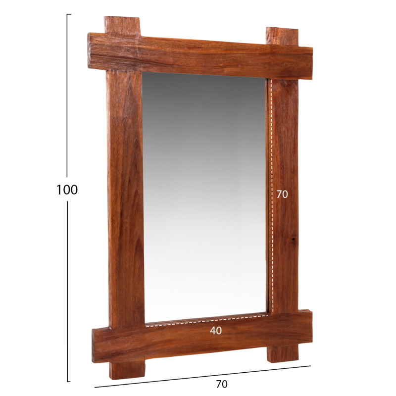 ΚΑΘΡΕΠΤΗΣ ΤΟΙΧΟΥ HM4303 ΑΝΑΚΥΚΛΩΜΕΝΟ TEAK ΣΕ ΦΥΣΙΚΟ 70x100Υεκ. ΚΑΘΡΕΠΤΗΣ ΤΟΙΧΟΥ HM4303 ΑΝΑΚΥΚΛΩΜΕΝΟ TEAK ΣΕ ΦΥΣΙΚΟ 70x100Υεκ.