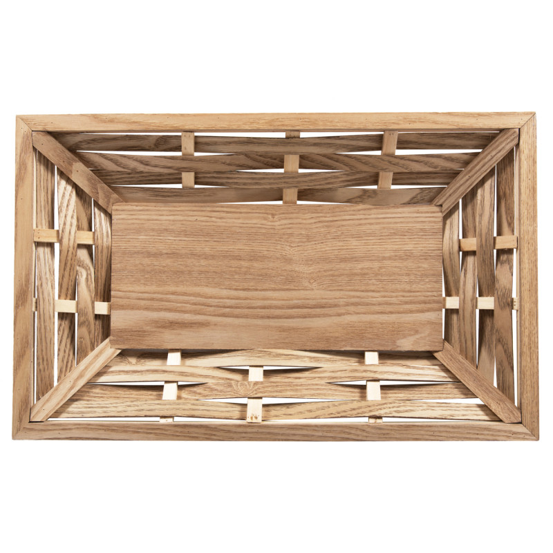 ΔΙΣΚΟΣ ΣΕΡΒΙΡΙΣΜΑΤΟΣ ΟΡΘΟΓΩΝΙΟΣ HM4228 ΞΥΛΟ ΕΛΑΤΟΥ & MDF 51x32x5,5Υ εκ.