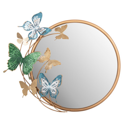 ΚΑΘΡΕΠΤΗΣ ΤΟΙΧΟΥ ΣΤΡΟΓΓΥΛΟΣ ΗΜ4213 ΜΕΤΑΛΛΟ ΣΕ ΧΡΥΣΟ-ΠΡΑΣΙΝΟ-ΜΠΛΕ 62x6,5x56Yεκ. ΚΑΘΡΕΠΤΗΣ ΤΟΙΧΟΥ ΣΤΡΟΓΓΥΛΟΣ ΗΜ4213 ΜΕΤΑΛΛΟ ΣΕ ΧΡΥΣΟ-ΠΡΑΣΙΝΟ-ΜΠΛΕ 62x6,5x56Yεκ.