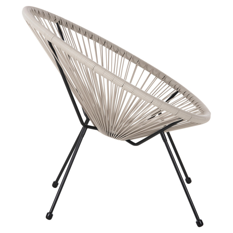 ΠΟΛΥΘΡΟΝΑ HM5872.03 ΤΥΠΟΥ ΦΩΛΙΑ ΜΕΤΑΛ. ACAPULCO ΜΑΥΡΗ-ΕΚΡΟΥ ΣΥΝΘ. RATTAN 71x72x80Υεκ ΠΟΛΥΘΡΟΝΑ HM5872.03 ΤΥΠΟΥ ΦΩΛΙΑ ΜΕΤΑΛ. ACAPULCO ΜΑΥΡΗ-ΕΚΡΟΥ ΣΥΝΘ. RATTAN 71x72x80Υεκ