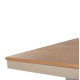 ΤΡΑΠΕΖΙ ΑΛΟΥΜΙΝΙΟΥ ΟΡΘΟΓΩΝΙΟ TAWNEE HM6037.04 ΣΑΜΠΑΝΙ-POLYWOOD ΦΥΣΙΚΟ 150x89,5x73Υ