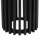 ΒΑΣΗ BAR STAND ΕΣΩΤ.ΧΩΡΟΥ ΜΕΣ.ΥΨΟΥΣ ΣΤΡΟΓΓΥΛΗ FRANTZ HM9857.12 MINDI ΞΥΛΟ ΣΕ ΜΑΥΡΟ Φ40x90Υεκ.