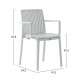 ΠΟΛΥΘΡΟΝΑ ΠΟΛΥΠΡΟΠΥΛΕΝΙΟΥ IDA HM6127.01 ΛΕΥΚΗ 53x50x82Υεκ.