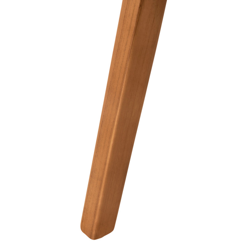 ΠΟΛΥΘΡΟΝΑ RIMINI HM9867.02 ΞΥΛΟ TEAK ΦΥΣΙΚΟ-ΜΑΥΡΟ ΣΧΟΙΝΙ & PU ΚΑΘΙΣΜΑ 60x61x76Υεκ.