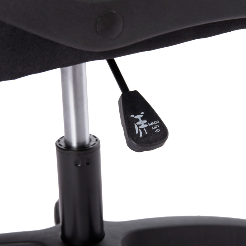 ΚΑΡΕΚΛΑ ΓΡΑΦΕΙΟΥ NIMBLE HM1199.11 ΜΑΥΡΟ ΥΦΑΣΜΑ-ΜΑΥΡΟΣ ΣΚΕΛΕΤΟΣ & ΒΑΣΗ 59x64x122Υεκ