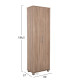 ΠΑΠΟΥΤΣΟΘΗΚΗ-ΝΤΟΥΛΑΠΑ CLUSE HM2403.20 ΜΕΛΑΜΙΝΗ SONAMA OAK ΧΡΩΜΑ 60Χ37Χ186,5Υεκ.