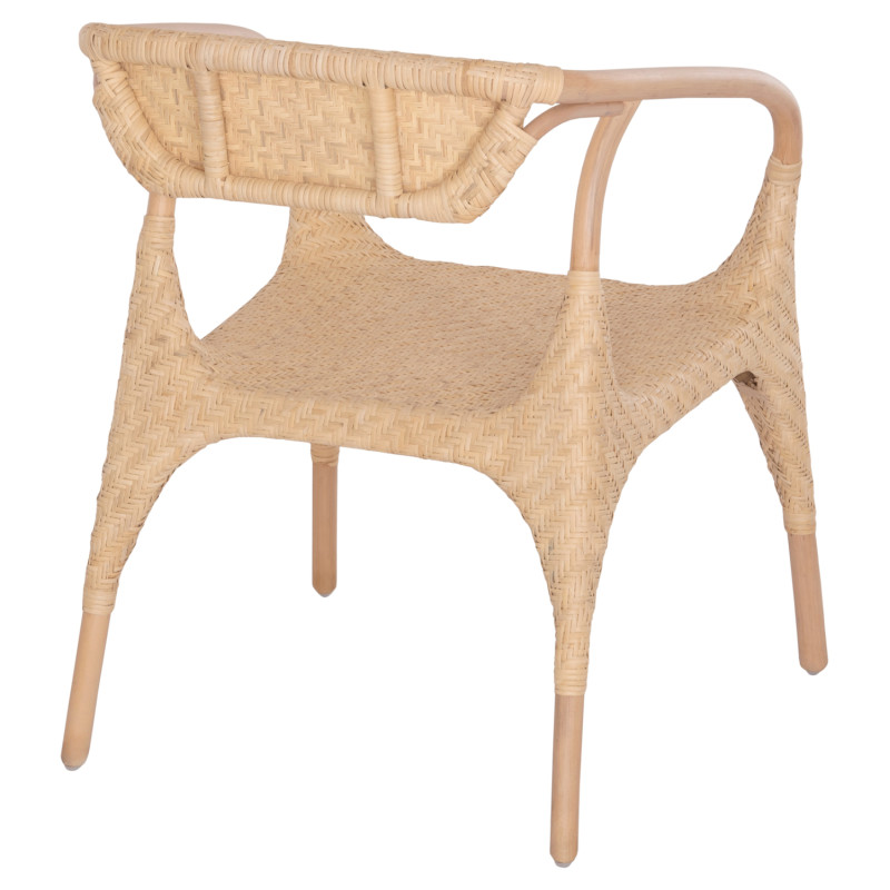 ΠΟΛΥΘΡΟΝΑ GABE ΕΣΩΤ.ΧΩΡΩΝ HM9956.01 ΦΥΣΙΚΟ RATTAN 62x60x79Υεκ.