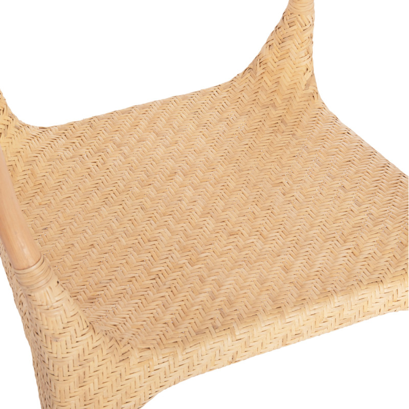 ΠΟΛΥΘΡΟΝΑ GABE ΕΣΩΤ.ΧΩΡΩΝ HM9956.01 ΦΥΣΙΚΟ RATTAN 62x60x79Υεκ.