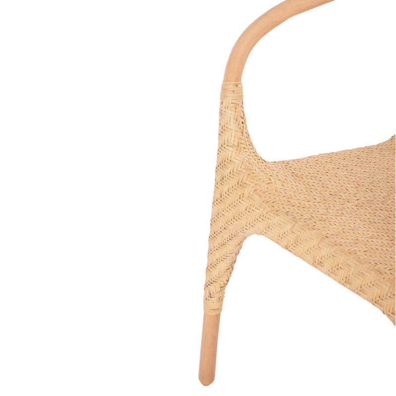 ΠΟΛΥΘΡΟΝΑ GABE ΕΣΩΤ.ΧΩΡΩΝ HM9956.01 ΦΥΣΙΚΟ RATTAN 62x60x79Υεκ.