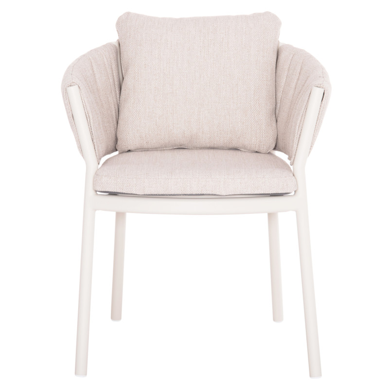 ΠΟΛΥΘΡΟΝΑ ΤΡΑΠΕΖΑΡΙΑΣ SHANKS HM6207.02 ΚΡΕΜ ΑΛΟΥΜ. & ΜΠΕΖ OLEFIN ΥΦΑΣΜΑ 63x60.5x75-77Υεκ