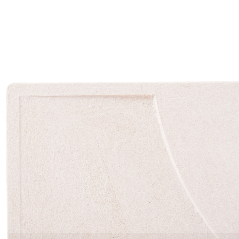 ΠΙΝΑΚΑΣ ΟΡΘΟΓΩΝΙΟΣ ΣΕΙΡΑ SANTORINI HM4509 MDF ΥΠΟΛΕΥΚΟ ΧΡΩΜΑ 60x4(πάχος)x80Υεκ.