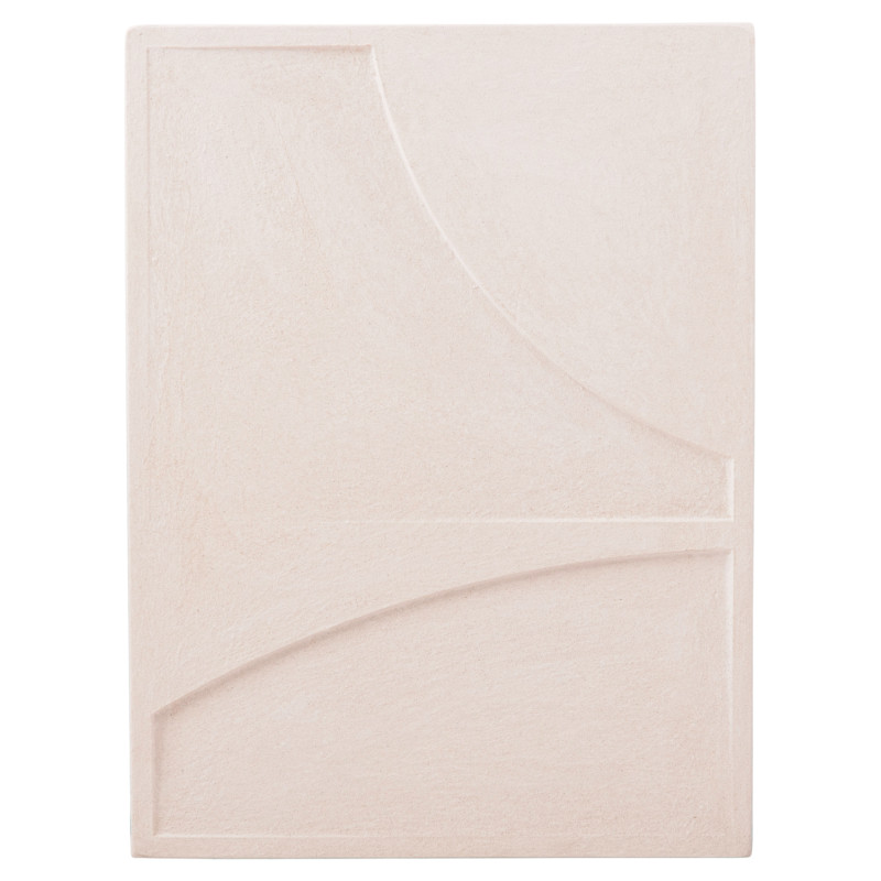 ΠΙΝΑΚΑΣ ΟΡΘΟΓΩΝΙΟΣ ΣΕΙΡΑ SANTORINI HM4509 MDF ΥΠΟΛΕΥΚΟ ΧΡΩΜΑ 60x4(πάχος)x80Υεκ.