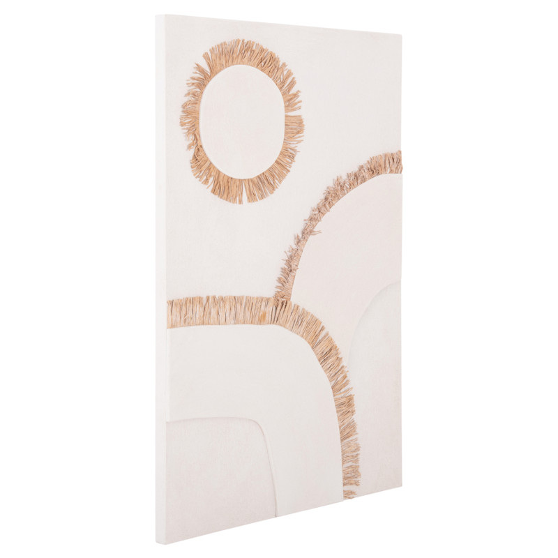 ΠΙΝΑΚΑΣ ΟΡΘΟΓΩΝΙΟΣ ΣΕΙΡΑ SANTORINI HM4531 MDF ΥΠΟΛΕΥΚΟ-ΔΙΑΚΟΣΜΗΣΗ ΜΠΕΖ 80x4,5(πάχος)x120Υεκ.