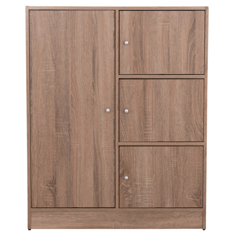 ΝΤΟΥΛΑΠΙ ΜΕ 4 ΑΠΟΘ.ΧΩΡΟΥΣ MATIN HM2479.02 SONAMA OAK ΜΕΛΑΜΙΝΗ 80x39,5x99,5Υεκ.