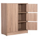 ΝΤΟΥΛΑΠΙ ΜΕ 4 ΑΠΟΘ.ΧΩΡΟΥΣ MATIN HM2479.02 SONAMA OAK ΜΕΛΑΜΙΝΗ 80x39,5x99,5Υεκ.