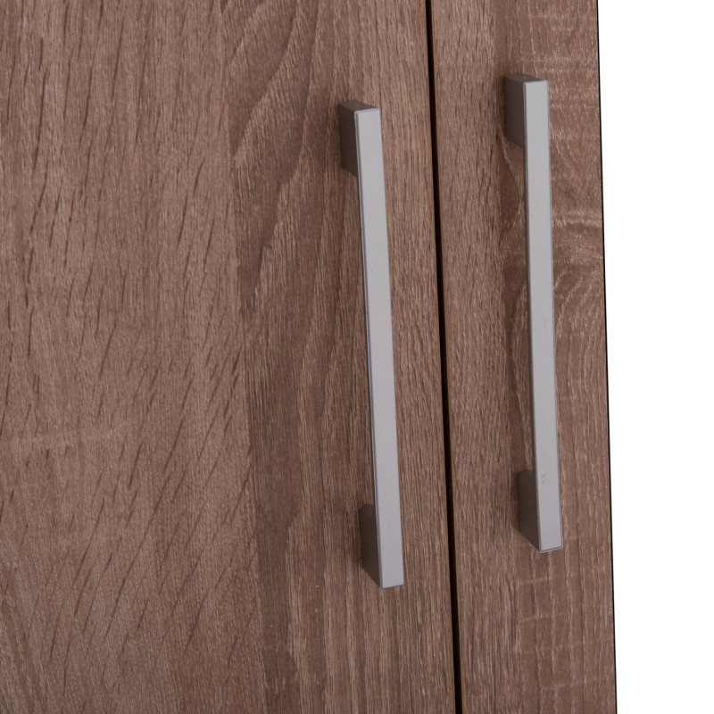 ΝΤΟΥΛΑΠΑ ΜΕ ΚΑΘΡΕΦΤΗ & ΣΥΡΤΑΡΙΑ JARRY HM2485.11 SONAMA OAK ΜΕΛΑΜΙΝΗ 119x48x183Υεκ