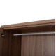 ΝΤΟΥΛΑΠΑ ΜΕ ΚΑΘΡΕΦΤΗ & ΣΥΡΤΑΡΙΑ JARRY HM2485.11 SONAMA OAK ΜΕΛΑΜΙΝΗ 119x48x183Υεκ