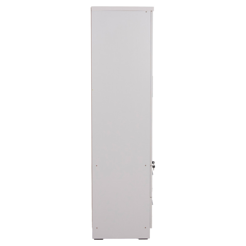 ΝΤΟΥΛΑΠΑ ΜΕ ΚΑΘΡΕΦΤΗ & ΣΥΡΤΑΡΙΑ JARRY HM2485.01 ΛΕΥΚΗ ΜΕΛΑΜΙΝΗ 119x48x183Υεκ