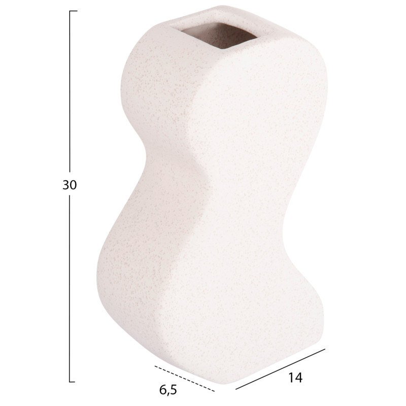 ΕΠΙΤΡΑΠΕΖΙΟ ΚΕΡΑΜΙΚΟ ΔΙΑΚΟΣΜΗΤΙΚΟ ΣΕΙΡΑ SEBOR HM4590.01 ΚΡΥΣΤΑΛΛ.ΕΚΡΟΥ 13x6x22Υεκ