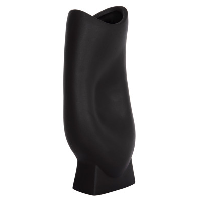 ΕΠΙΤΡΑΠΕΖΙΟ ΚΕΡΑΜΙΚΟ ΔΙΑΚΟΣΜΗΤΙΚΟ ΣΕΙΡΑ GLAΖΕ HM4609.02 ΜΑΥΡΟ ΜΑΤ 16.5x11x38Υεκ