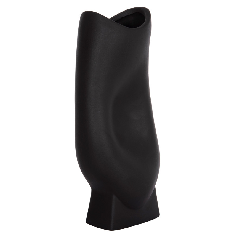 ΕΠΙΤΡΑΠΕΖΙΟ ΚΕΡΑΜΙΚΟ ΔΙΑΚΟΣΜΗΤΙΚΟ ΣΕΙΡΑ GLAΖΕ HM4609.02 ΜΑΥΡΟ ΜΑΤ 16.5x11x38Υεκ