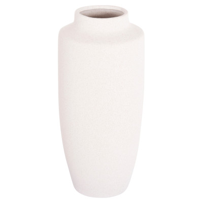 ΕΠΙΤΡΑΠΕΖΙΟ ΚΕΡΑΜΙΚΟ ΔΙΑΚΟΣΜΗΤΙΚΟ ΒΑΖΟ GALAD HM4587.01 ΕΚΡΟΥ ΚΡΥΣΤΑΛΛΙΚΟ Φ17,5x40Υεκ