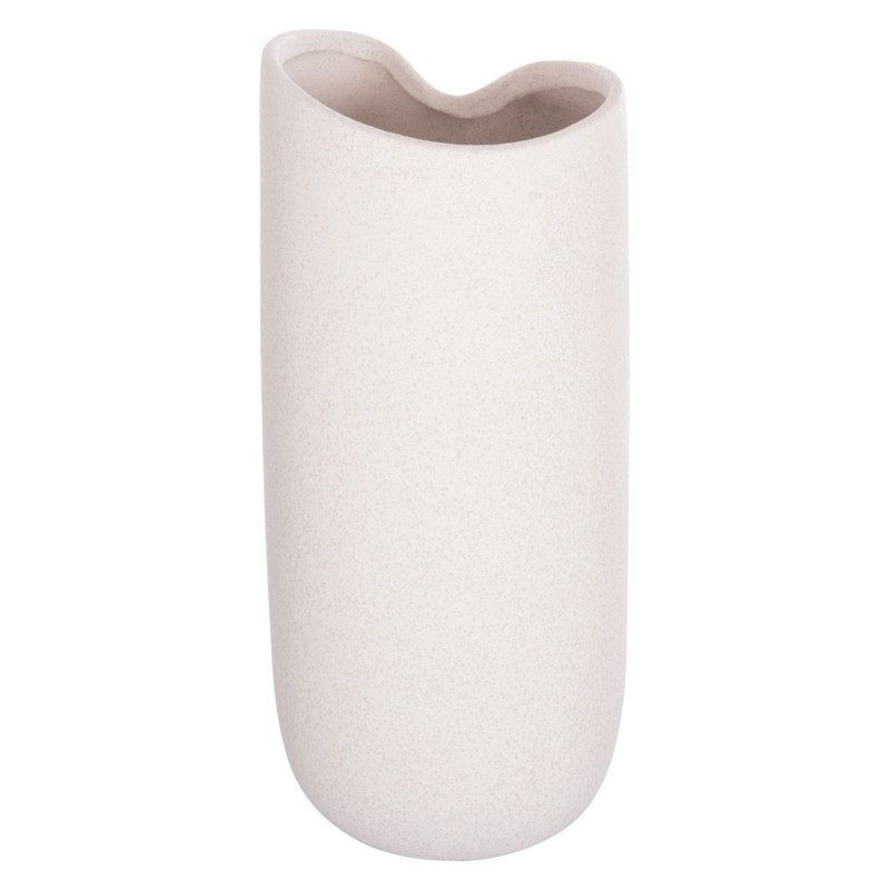 ΕΠΙΤΡΑΠΕΖΙΟ ΚΕΡΑΜΙΚΟ ΔΙΑΚΟΣΜΗΤΙΚΟ GLAΖΕ HM4606.01 ΚΡΥΣΤΑΛΛΙΚΟ ΥΠΟΛΕΥΚΟ 17x16,5x37Υεκ