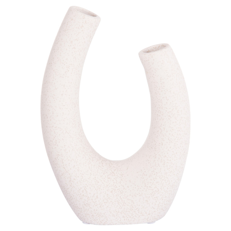 ΕΠΙΤΡΑΠΕΖΙΟ ΚΕΡΑΜΙΚΟ ΔΙΑΚΟΣΜΗΤΙΚΟ ELLIPTO HM4643.01 ΥΠΟΛΕΥΚΟ ΚΡΥΣΤΑΛΛΙΚΟ 15x7x21,5Υεκ