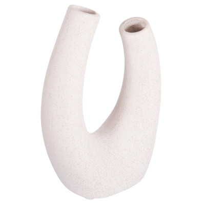 ΕΠΙΤΡΑΠΕΖΙΟ ΚΕΡΑΜΙΚΟ ΔΙΑΚΟΣΜΗΤΙΚΟ ELLIPTO HM4643.01 ΥΠΟΛΕΥΚΟ ΚΡΥΣΤΑΛΛΙΚΟ 15x7x21,5Υεκ