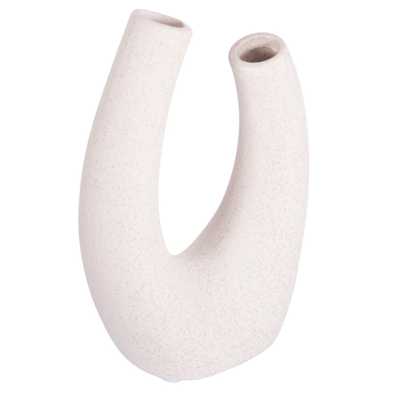 ΕΠΙΤΡΑΠΕΖΙΟ ΚΕΡΑΜΙΚΟ ΔΙΑΚΟΣΜΗΤΙΚΟ ELLIPTO HM4643.01 ΥΠΟΛΕΥΚΟ ΚΡΥΣΤΑΛΛΙΚΟ 15x7x21,5Υεκ