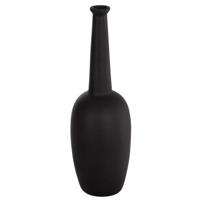 ΕΠΙΤΡΑΠΕΖΙΟ ΚΕΡΑΜΙΚΟ ΔΙΑΚΟΣΜΗΤΙΚΟ ELENDIL HM4591.02 ΜΑΥΡΟ ΜΑΤ Φ12x39.5Υεκ