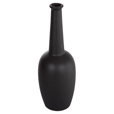 ΕΠΙΤΡΑΠΕΖΙΟ ΚΕΡΑΜΙΚΟ ΔΙΑΚΟΣΜΗΤΙΚΟ ELENDIL HM4592.02 ΜΑΥΡΟ ΜΑΤ Φ10x30Υεκ