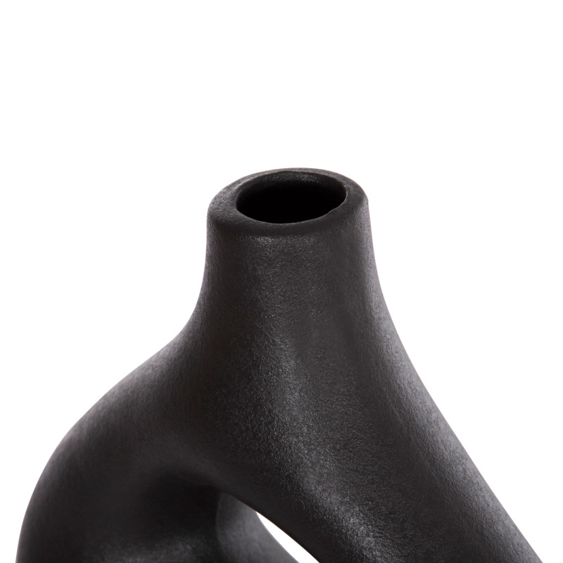 ΕΠΙΤΡΑΠΕΖΙΟ ΚΕΡΑΜΙΚΟ ΔΙΑΚΟΣΜΗΤΙΚΟ ISIL HM4597.02 ΜΑΥΡΟ ΜΑΤ 29x11x29Υεκ