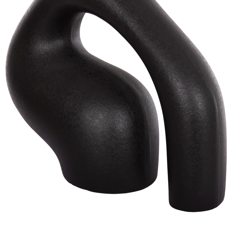 ΕΠΙΤΡΑΠΕΖΙΟ ΚΕΡΑΜΙΚΟ ΔΙΑΚΟΣΜΗΤΙΚΟ ISIL HM4597.02 ΜΑΥΡΟ ΜΑΤ 29x11x29Υεκ