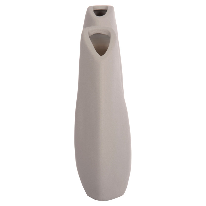 ΕΠΙΤΡΑΠΕΖΙΟ ΚΕΡΑΜΙΚΟ ΔΙΑΚΟΣΜΗΤΙΚΟ ARKEN HM4619.03 ΓΚΡΙ ΜΑΤ 20,5x8x26Υεκ