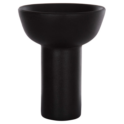 ΕΠΙΤΡΑΠΕΖΙΟ ΚΕΡΑΜΙΚΟ ΔΙΑΚΟΣΜΗΤΙΚΟ ELENDIL HM4603.02 ΜΑΥΡΟ ΜΑΤ Φ20x26.5Υεκ