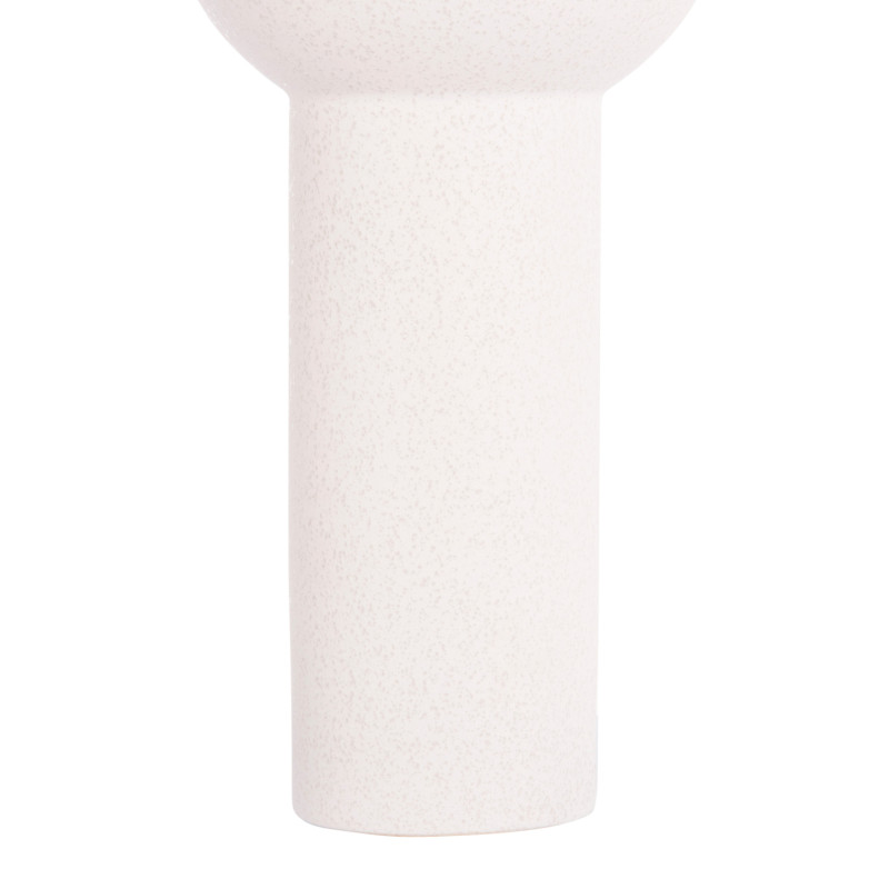 ΕΠΙΤΡΑΠΕΖΙΟ ΚΕΡΑΜΙΚΟ ΔΙΑΚΟΣΜΗΤΙΚΟ SCEPTER HM4604.01 ΥΠΟΛΕΥΚΟ ΚΡΥΣΤΑΛΛΙΚΟ Φ17x39Υεκ