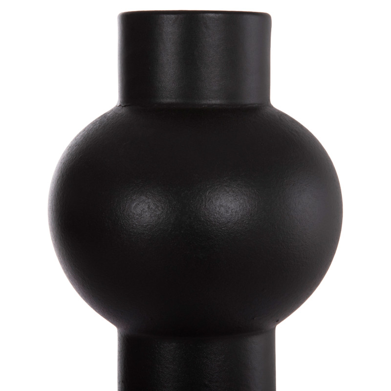 ΕΠΙΤΡΑΠΕΖΙΟ ΚΕΡΑΜΙΚΟ ΔΙΑΚΟΣΜΗΤΙΚΟ SCEPTER HM4604.02 ΜΑΥΡΟ ΜΑΤ Φ17x39Υεκ