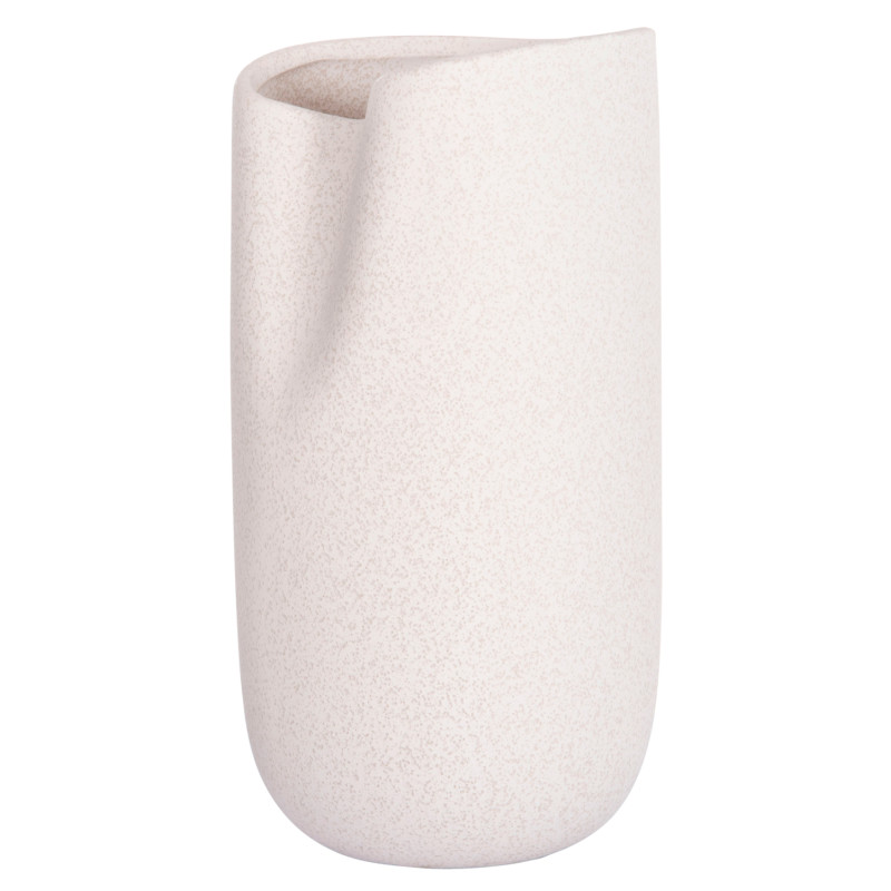 ΕΠΙΤΡΑΠΕΖΙΟ ΚΕΡΑΜΙΚΟ ΔΙΑΚΟΣΜΗΤΙΚΟ GLAΖΕ HM4607.01 ΥΠΟΛΕΥΚΟ ΚΡΥΣΤΑΛΛΙΚΟ 15x15x30Υεκ